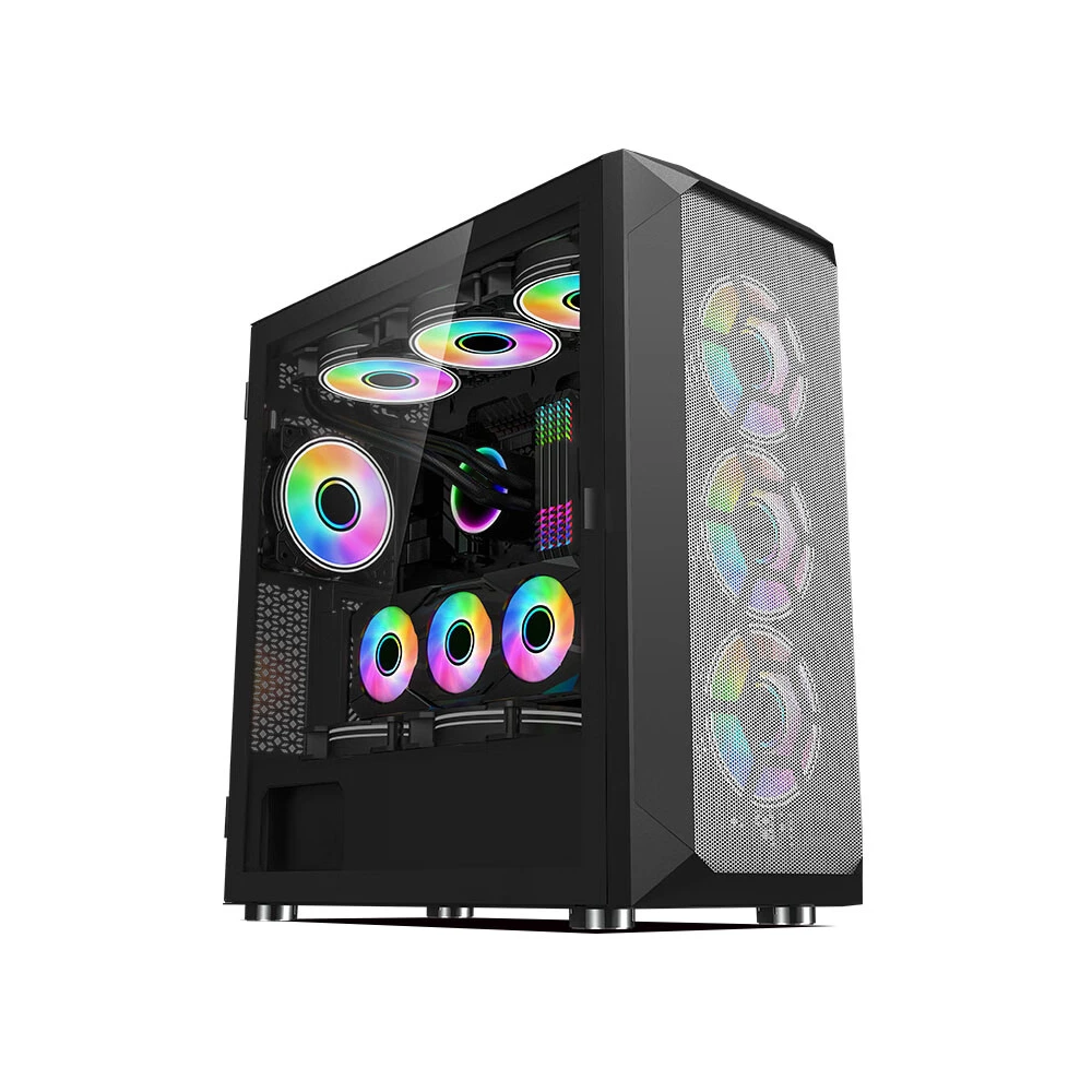 Wjcoolman Lc-360w Gaming Pc Case - Black-0 Wjcoolman Lc-360w Gaming Pc Case - Black-0