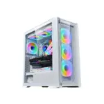 Lovingcool Lc-360j Atx Gaming Pc Case - White-0