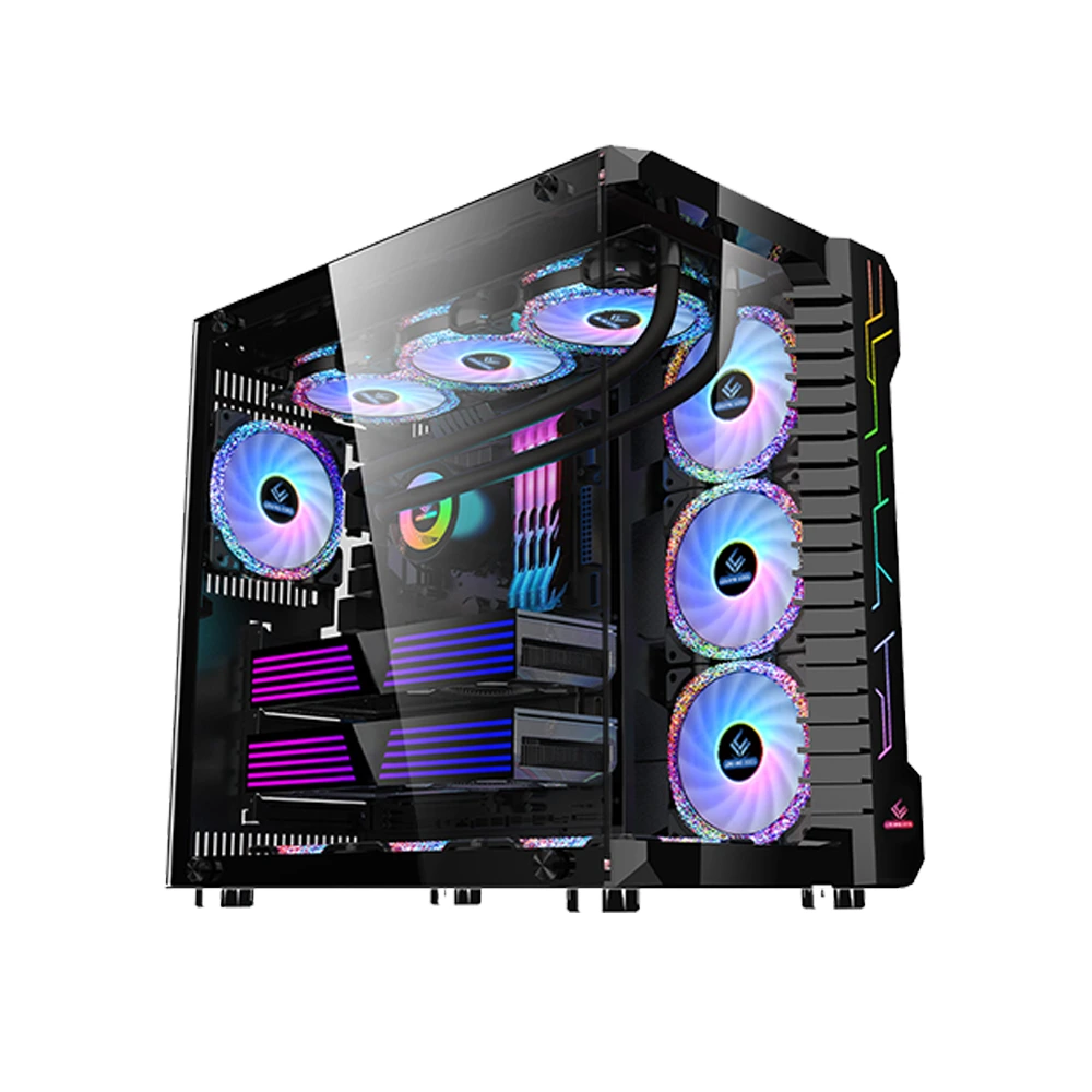 Loivngcool Ufo Iii Atx Rgb Gaming Pc Case - Black-0 Loivngcool Ufo Iii Atx Rgb Gaming Pc Case - Black-0