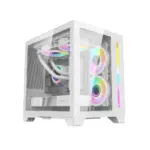 Loivngcool Lc-ld Atx Gaming Pc Case - White-0