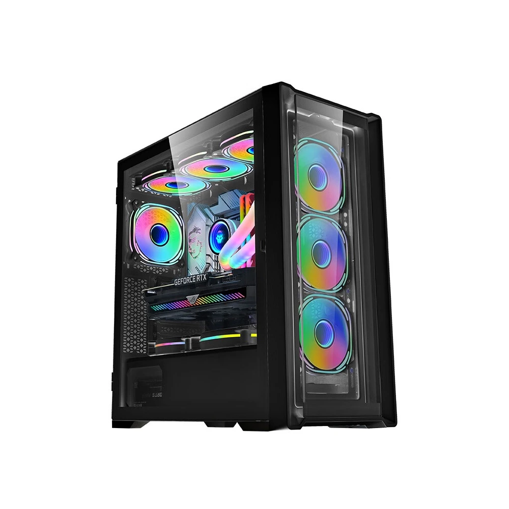 Lovingcool Lc-360j Atx Gaming Pc Case - Black-0 Lovingcool Lc-360j Atx Gaming Pc Case - Black-0