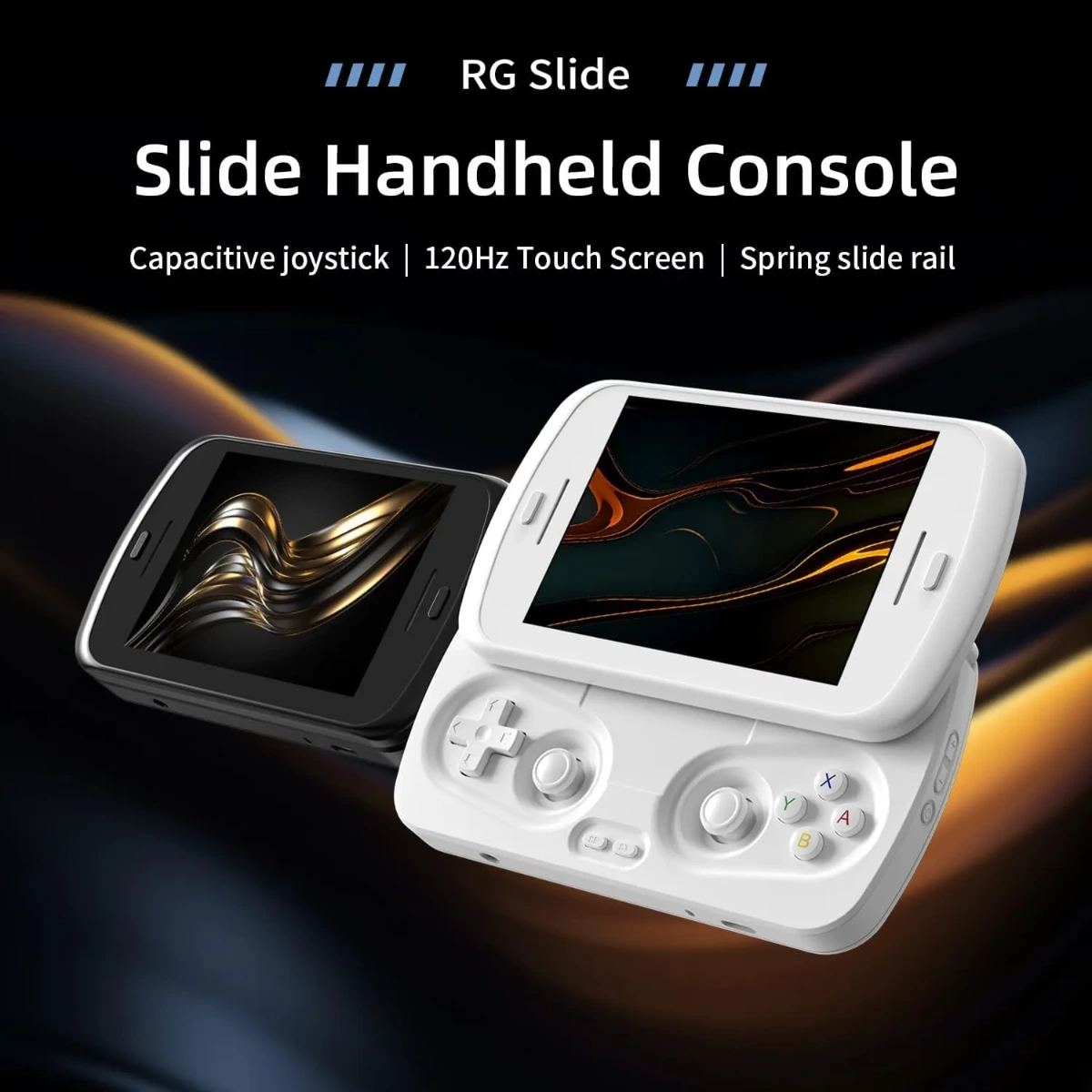 RG Slide Retro Handheld Game Console 128 GB – White-147730 RG Slide Retro Handheld Game Console 128 GB – White-147730