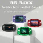 RG34XX Retro Handheld Game Console 64GB – Red-147822