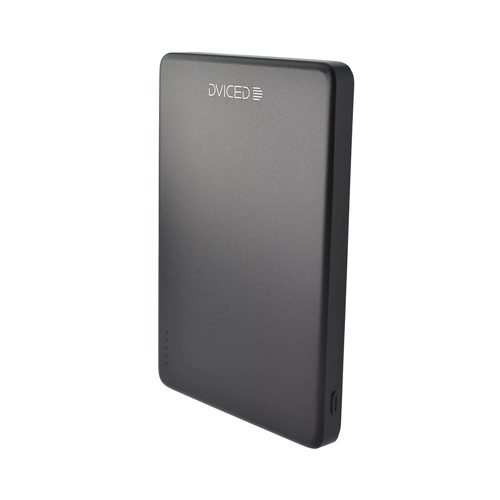 DVICED ULTRATHIN POWER BANK 5000MAH - BLACK-147131 DVICED ULTRATHIN POWER BANK 5000MAH - BLACK-147131