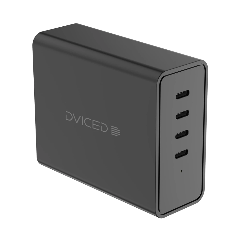 Dviced Desktop Charger 140w Gan Uk - Black-0 Dviced Desktop Charger 140w Gan Uk - Black-0