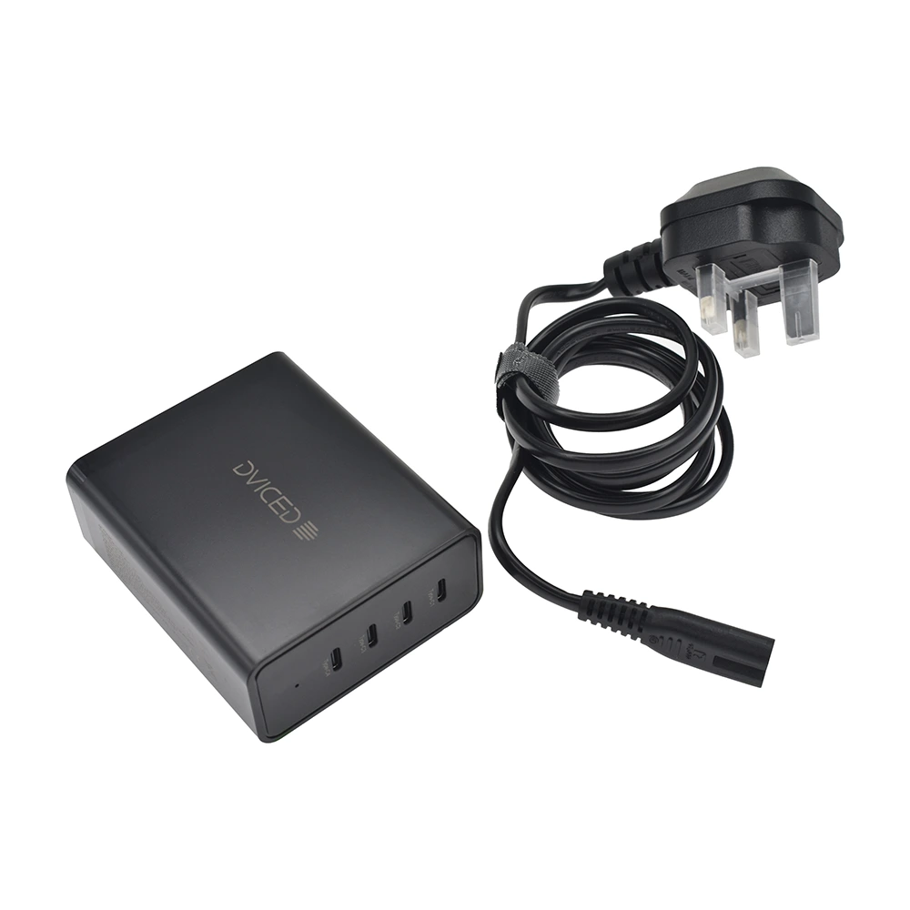 Dviced Desktop Charger 140w Gan Uk - Black-147245 Dviced Desktop Charger 140w Gan Uk - Black-147245