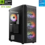 Aerocool Beam Intel Core I5-12th Gen Rtx 5060 Twin Edge 8gb Gaming Pc - Black-0