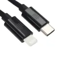 DVICED USB-C to lightning cable Charging & Data transfer 1.25m - Black-thumbnail