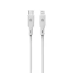 DVICED USB-C to lightning cable Charging & Data transfer Silicone 1.25m - White-0