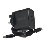 DVICED Wall charger 2 x USB-C and cable 65W UK-147308