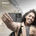 Momax 1-Power F.Pass⁺ 5000mAh Magnetic Battery Pack with Built-in Cable - Titanium-148363