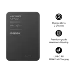 Momax 1-Power F.Pass⁺ 5000mAh Magnetic Battery Pack with Built-in Cable - Sandstone-148369