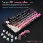 Skyloong GK75 HE – 75% Magnetic Switch RGB Gaming Keyboard (Blackberry)-146796