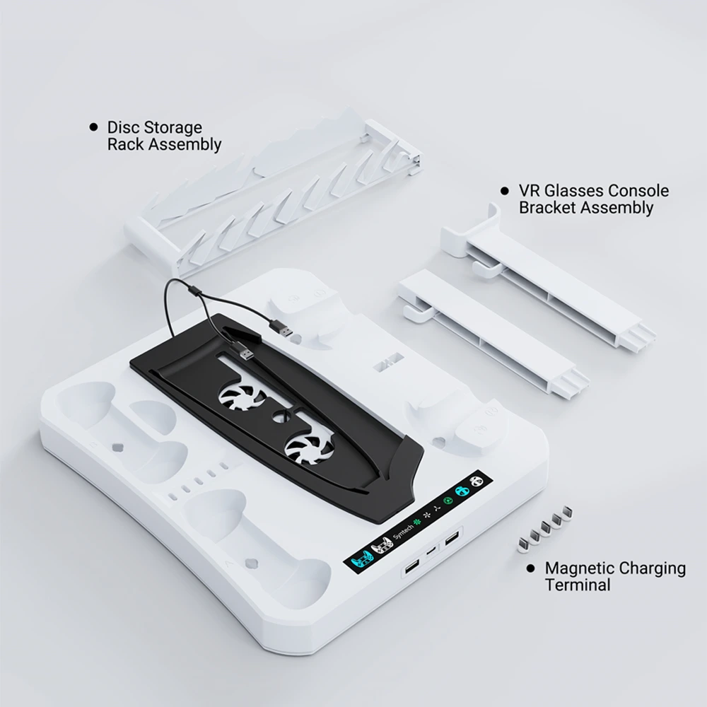Syntech Docking Station for PS5 / PS VR2 / PS5 Slim-146798 Syntech Docking Station for PS5 / PS VR2 / PS5 Slim-146798
