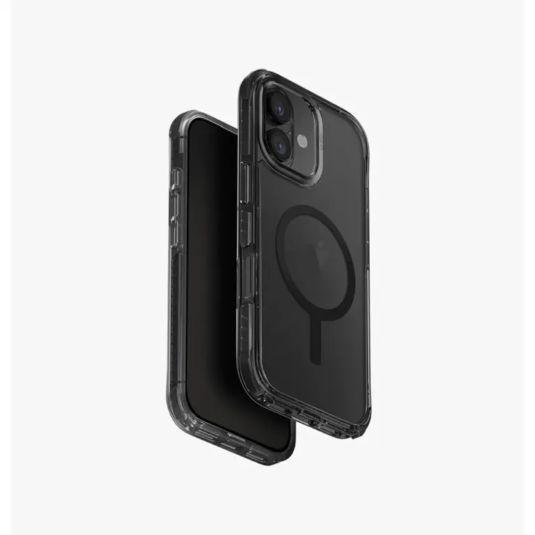 Uniq Hybrid Combat Magsafe Case For Iphone 17 - Carbon Black-0