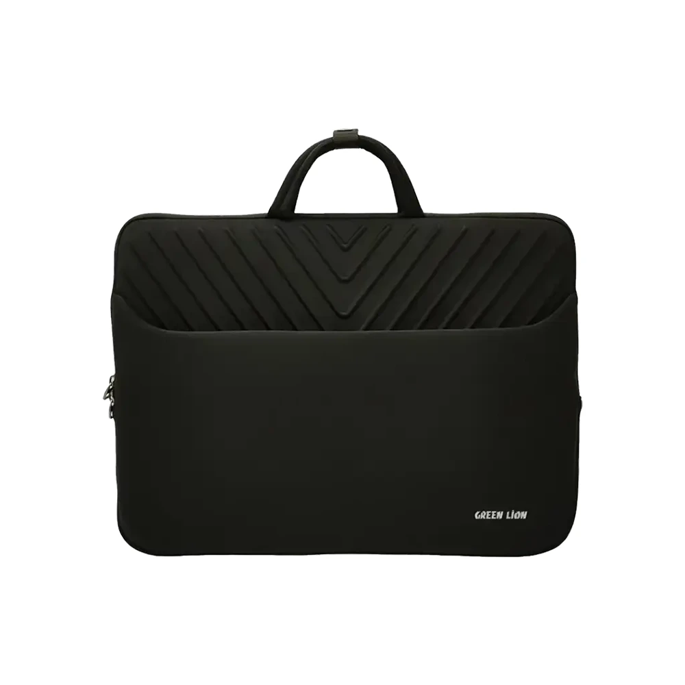 Green Lion Orbit Sleeve Laptop Bag - Black-0 Green Lion Orbit Sleeve Laptop Bag - Black-0