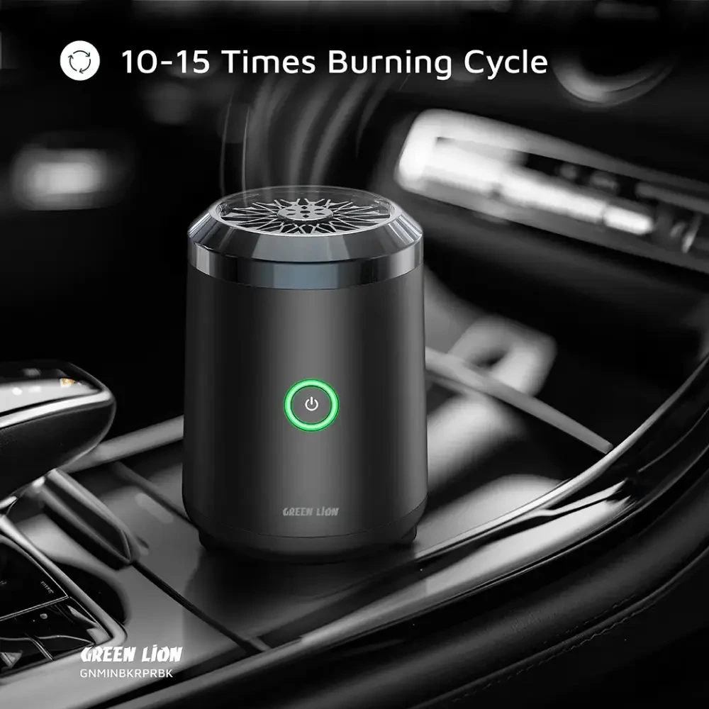 Green Lion Mini Bakhour Pro With Quran Speaker - Black-147242 Green Lion Mini Bakhour Pro With Quran Speaker - Black-147242