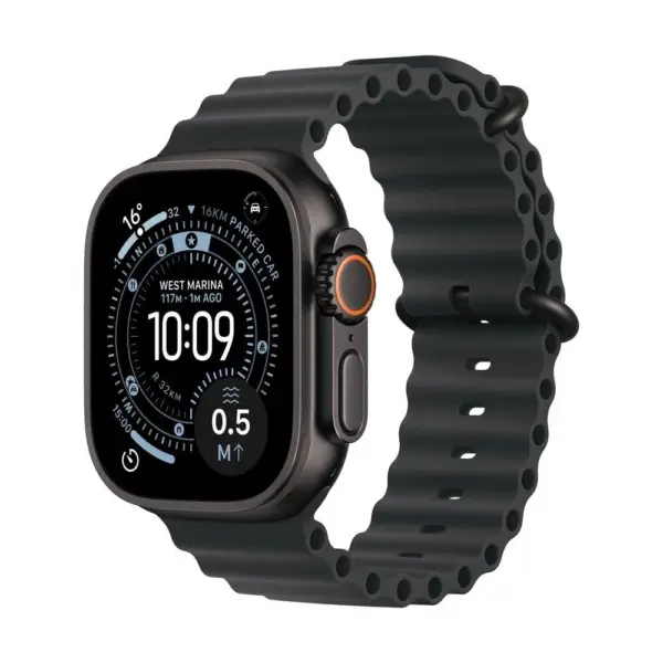 Apple Watch Ultra 3 GPS + Cellular 49mm Black Titanium Case with Black Ocean Band-0
