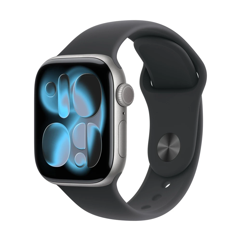 Apple Watch Series 11 GPS 46mm Space Grey Aluminium Case with Black Sport Band - M/L-0 Apple Watch Series 11 GPS 46mm Space Grey Aluminium Case with Black Sport Band - M/L-0