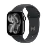 Apple Watch Series 11 GPS 46mm Jet Black Aluminium Case with Black Sport Band - M/L-0