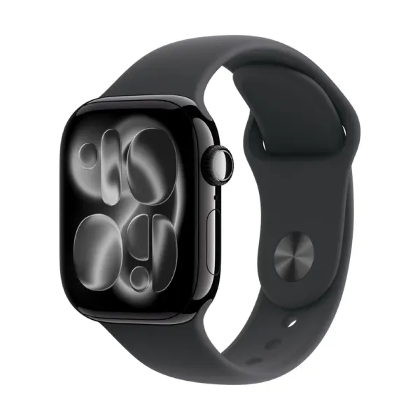 Apple Watch Series 11 GPS 46mm Jet Black Aluminium Case with Black Sport Band - M/L-0