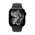Apple Watch Series 11 GPS 46mm Jet Black Aluminium Case with Black Sport Band - M/L-thumbnail