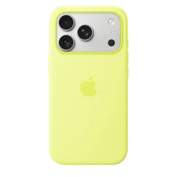 Apple iPhone 17 Pro Silicone Case with MagSafe – Neon Yellow-0