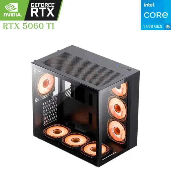 Hestart Gaming PC – Intel Core i5 14th Gen | RTX 5060 Ti 8GB | 16GB RAM | 1TB SSD-0