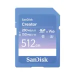 SanDisk 512GB Creator Series UHS-II SDXC Memory Card-0