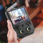 RG406V Retro Handheld Game Console 128 GB – Black Transparent-0