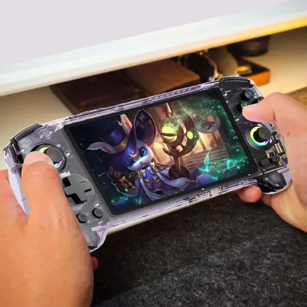 RG557 Retro Handheld Game Console 128 GB – Purple-0