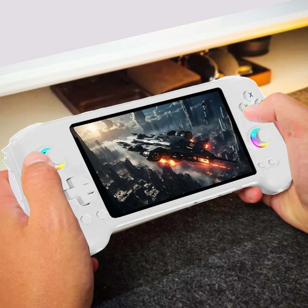 RG557 Retro Handheld Game Console 128 GB – White-0 RG557 Retro Handheld Game Console 128 GB – White-0