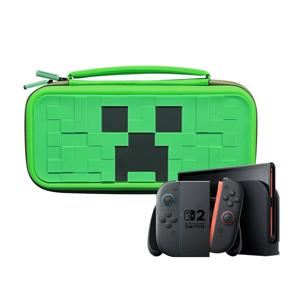 Silicone Carry Case for Nintendo Switch 2 Minecraft (PP Bag)-0 Silicone Carry Case for Nintendo Switch 2 Minecraft (PP Bag)-0