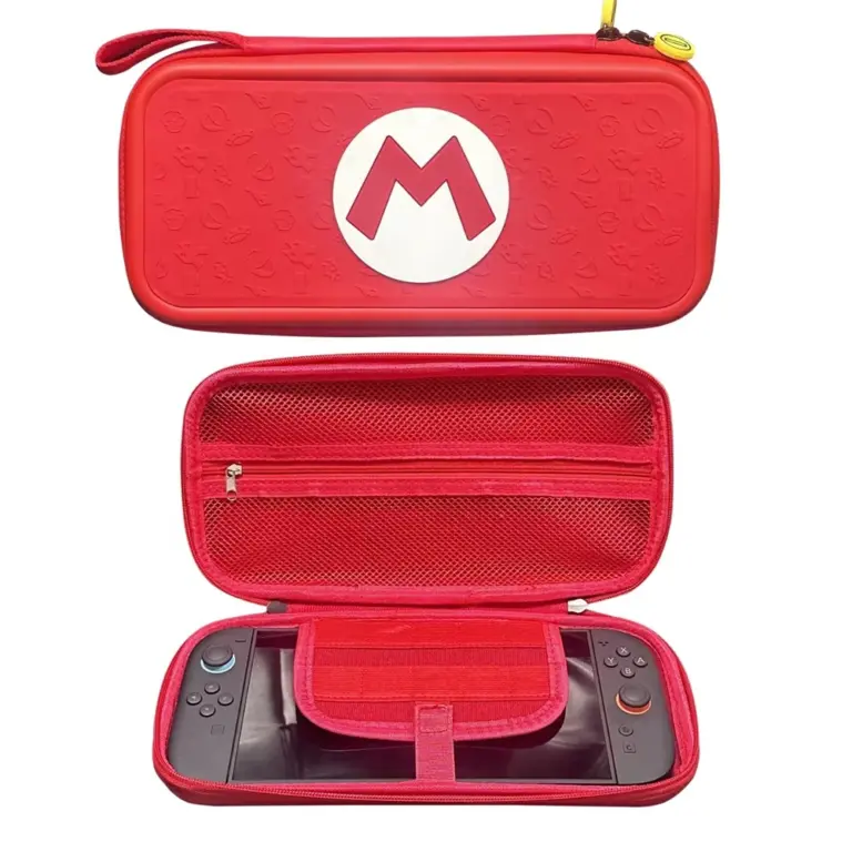 Silicone Carry Case for Nintendo Switch 2 Mario Red (PP Bag)-0