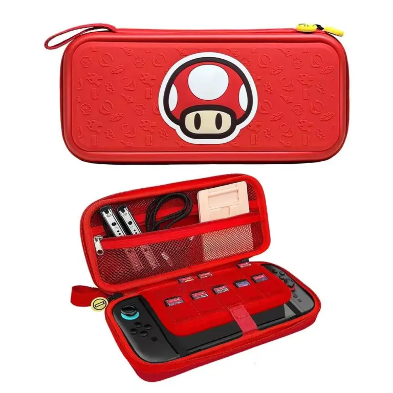 Silicone Carry Case for Nintendo Switch 2 Mushroom (PP Bag)-0