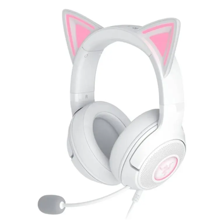 Razer Kraken Kitty V2 Wired Chroma Headset - White-0
