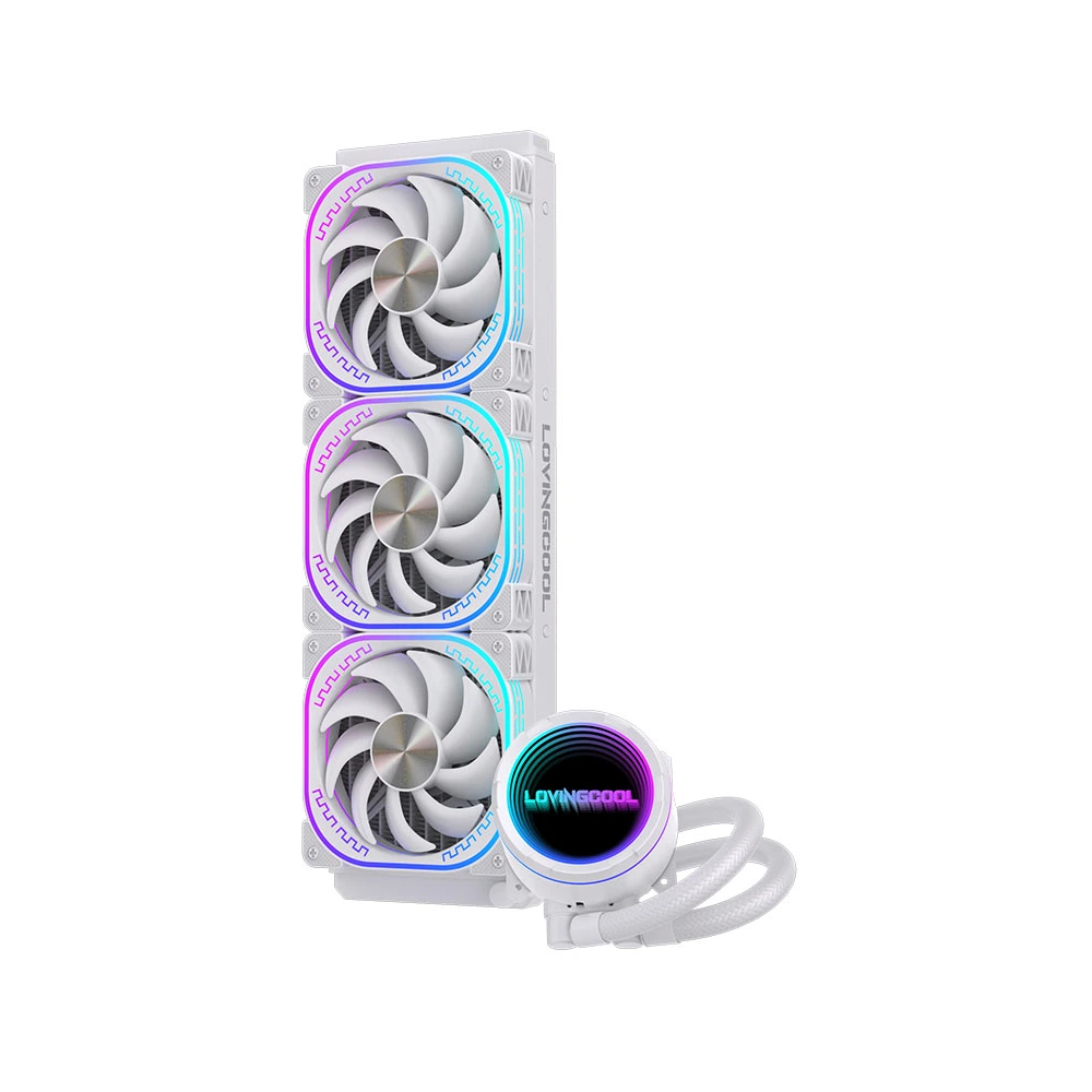 Lovingcool Radiator Yk-360 YK-01 Liquid Cooler - White-0 Lovingcool Radiator Yk-360 YK-01 Liquid Cooler - White-0