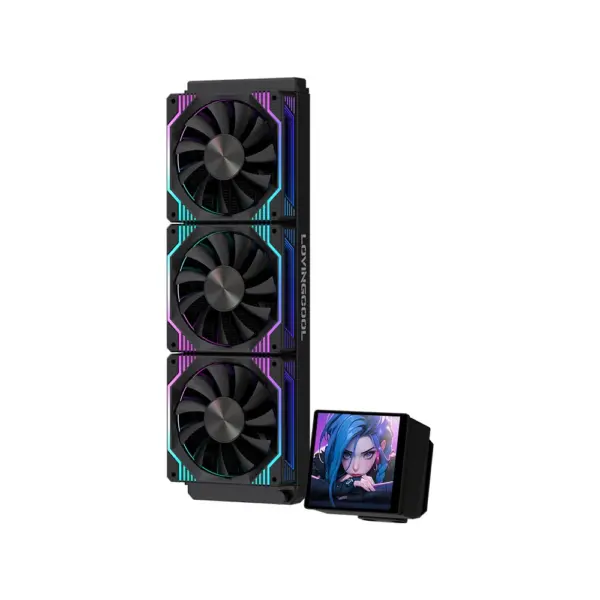 Lovingcool Magnetic Screen Dp-360-1 Liquid Cooler - Black-0