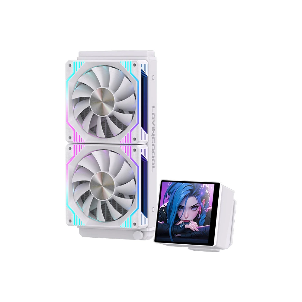 Lovingcool Magnetic Screen Dp-240-1 Liquid Cooler - White-0 Lovingcool Magnetic Screen Dp-240-1 Liquid Cooler - White-0