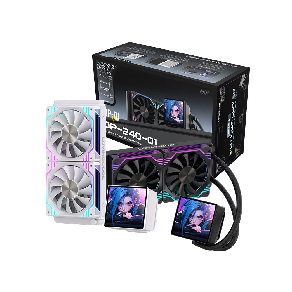 Lovingcool Magnetic Screen Dp-240-1 Liquid Cooler - White-148311 Lovingcool Magnetic Screen Dp-240-1 Liquid Cooler - White-148311