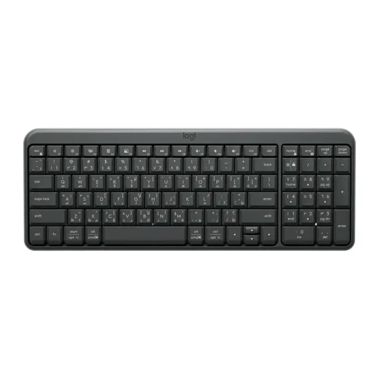 LogiTech K250 Wireless/Bluetooth Keyboard Upto 12Month Battery Life - Black-0
