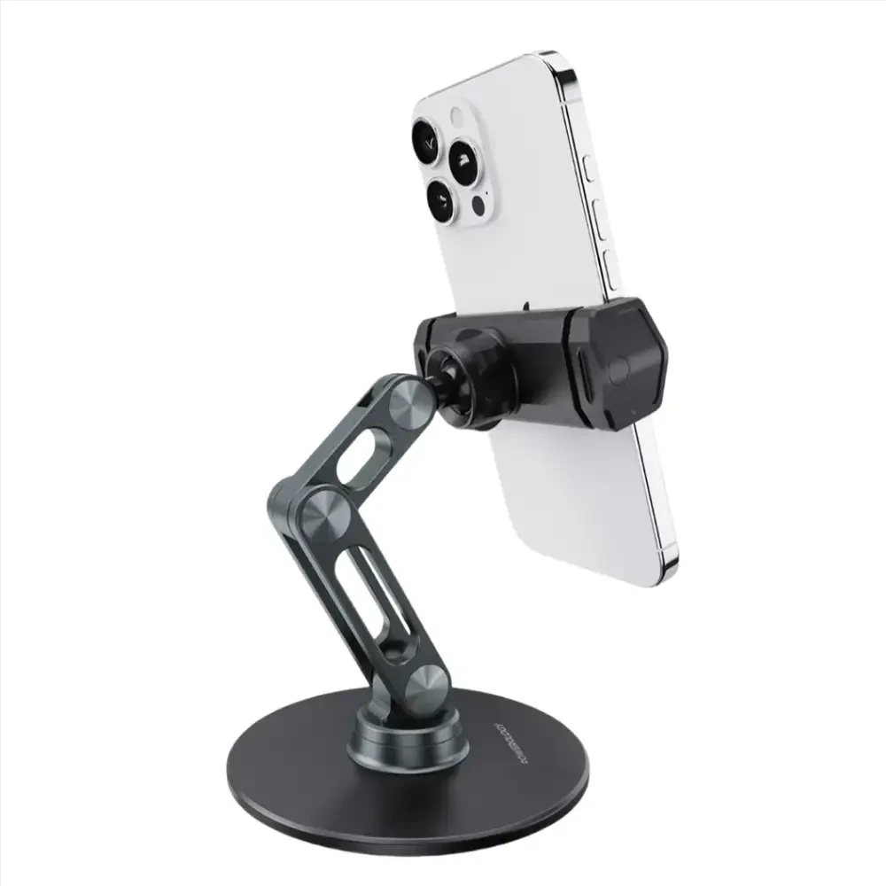 Powerology Multi-Angle Phone Stand - Black-146614 Powerology Multi-Angle Phone Stand - Black-146614