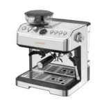 Lepresso Espresso Machine Conical Grinder & Steamer - Silver-thumbnail