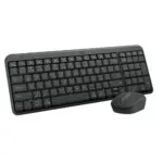 Logitech MK250 Compact Bluetooth Wireless Combo Keyboard Mouse – Arabic/English Black-146668