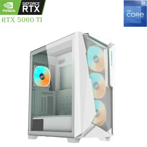 Gaming Pc Gigabyte Intel Core I7 - 12th Gen Rtx 5060 Ti 8gb, 1tb Ssd, 32gb Ram-0