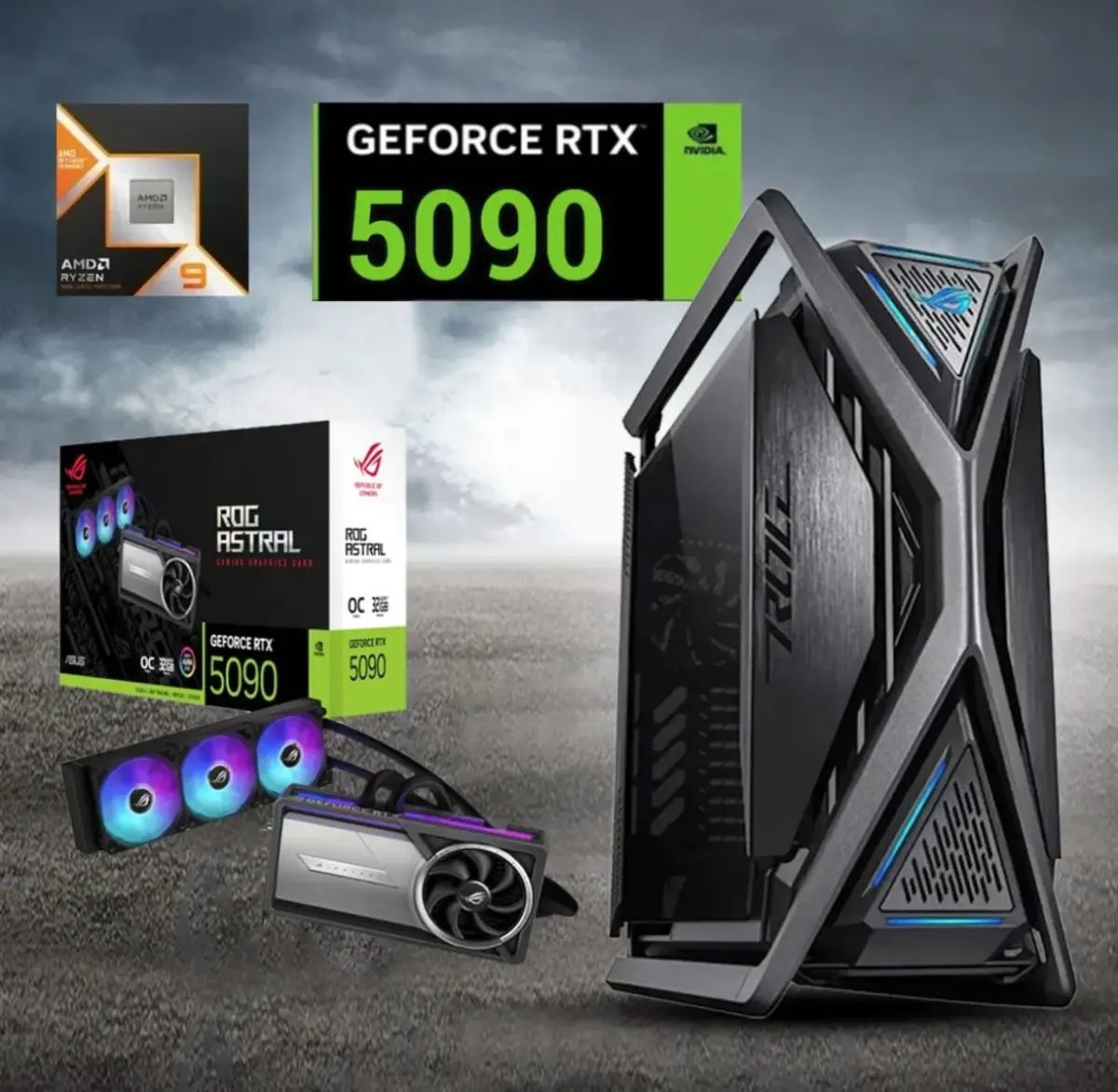 GAMING PC: HYPERION GR701 – AMD Ryzen 9 9950X3D | RTX 5090 | 64GB RAM | 4TB SSD-0