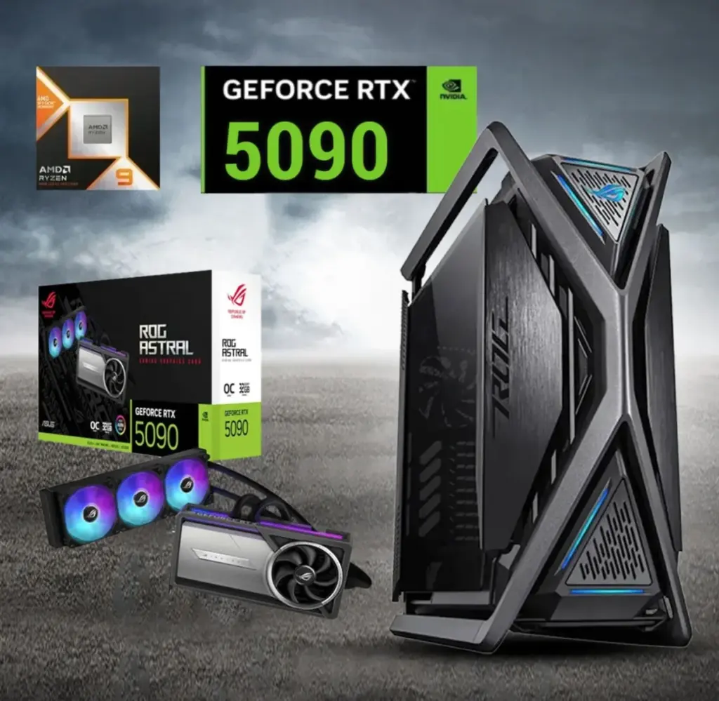 GAMING PC: HYPERION GR701 – AMD Ryzen 9 9950X3D | RTX 5090 | 64GB RAM | 4TB SSD-0