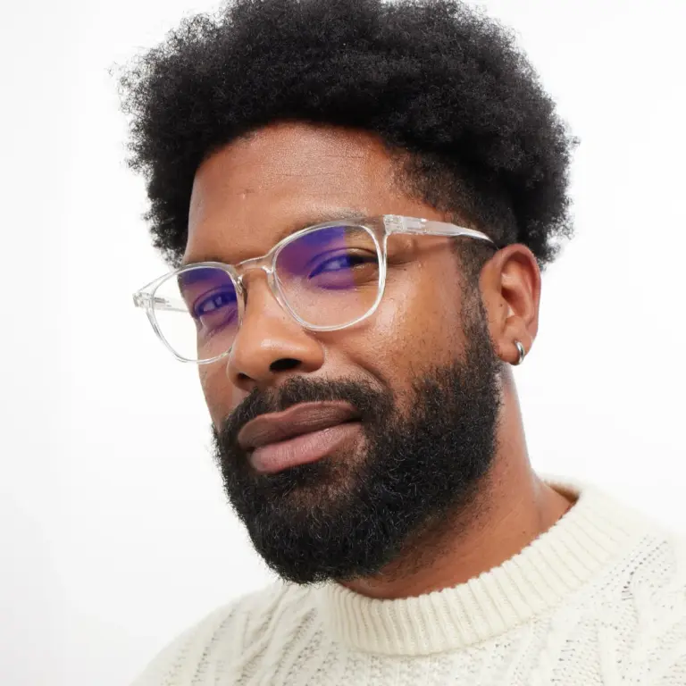 Barner Dalston Glossy Glasses - Crystal-0