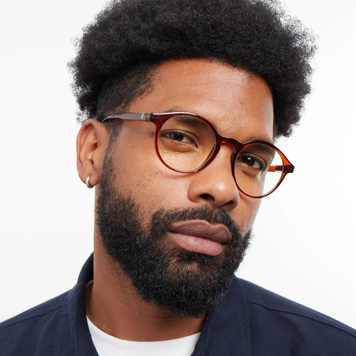 Barner Le Marais Glossy Glasses - Intense Rust-0 Barner Le Marais Glossy Glasses - Intense Rust-0