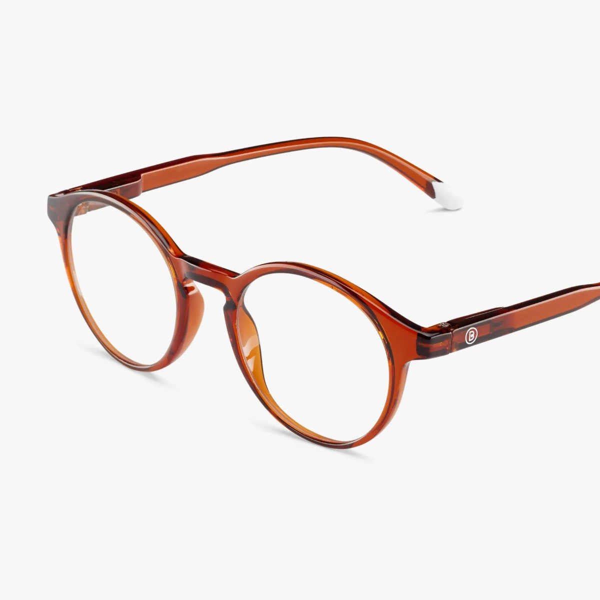 Barner Le Marais Glossy Glasses - Intense Rust-148742 Barner Le Marais Glossy Glasses - Intense Rust-148742